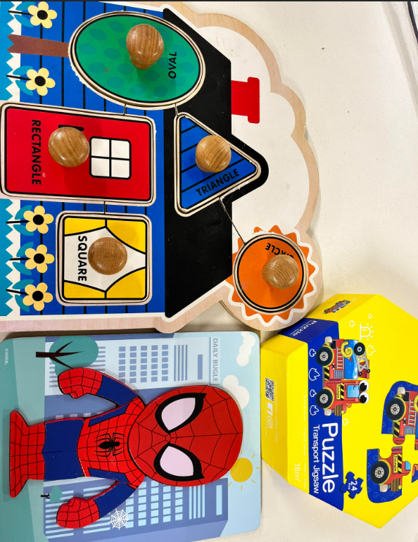 Mixed toddler puzzles