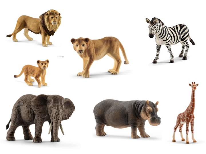 schleich jungle animals