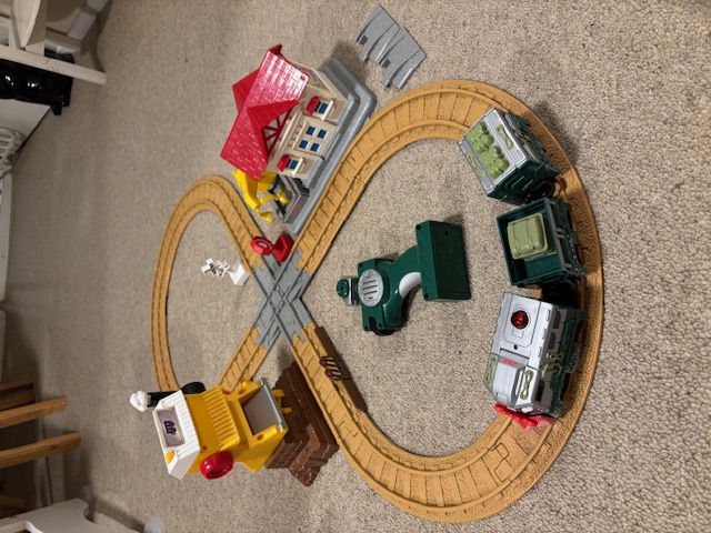 Train set with controller