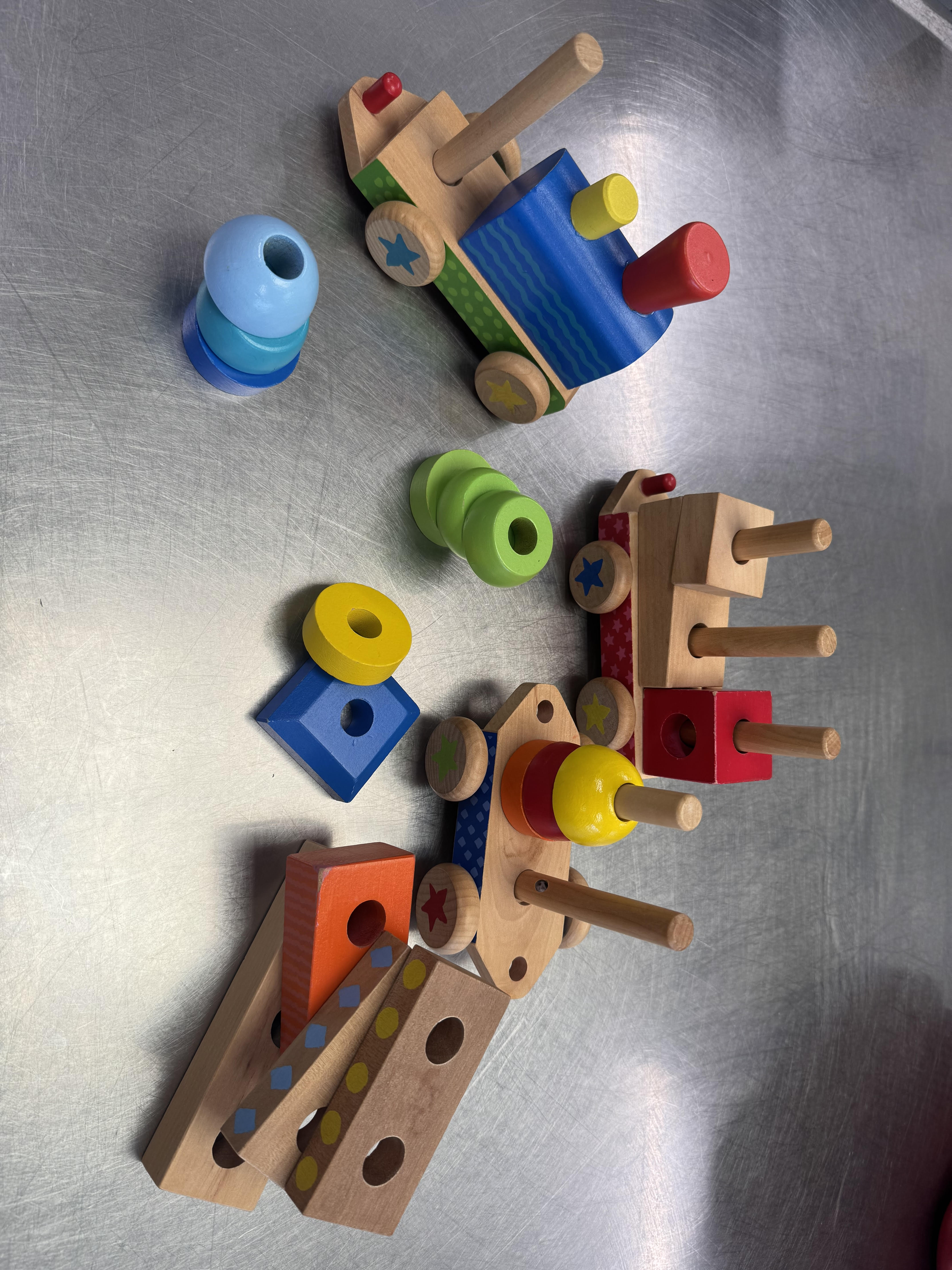 Wooden Stackable Train